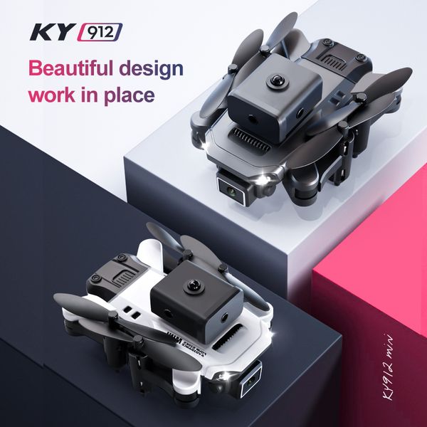 Le plus récent KY912 Drone 4K HD simple double caméra évitement d'obstacles à quatre voies Intelligent hauteur fixe planant RC Drones KY912