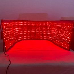 Le plus nouveau tapis de thérapie de lumière rouge de Massage d'enveloppe de poids lâche infrarouge de LED de corps entier de grande taille
