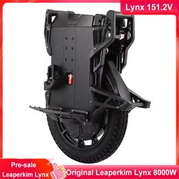 Nieuwste LeaperKim Veteraan Lynx 151.2V 2700Wh 50E Batterij Piekvermogen 8000W Motor 125Km/h Instelbaar veerbereik 90mm Eenwieler