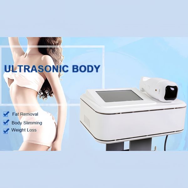 La más nueva máquina liposónica Grasa delgada Terapia ultrasónica Equipo liposónico Vmax Eliminación de grasa localizada Dispositivo de eliminación de arrugas ultrasónico