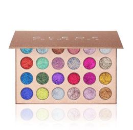 NOUVEAU MAVALUP CLEOF COSMETICS 24 Couleurs paillettes de fard à paupières Palette Beauty Shimmer Shadow Shadow Dhl Ship7407510