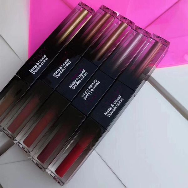 Le plus récent maquillage MatteMetal ombres fondues fards à paupières liquides à Double extrémité 5 pièces avec 10 couleurs 5 pièces/ensemble expédition DHL