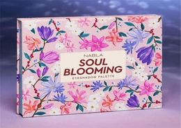 Nieuwste make -up Nabla Soul Blooming 12Colors oogschaduwpalet Shimmer Matte oogschaduw Hoge kwaliteit druppel 293Z3593532