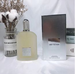 Los hombres más nuevos perfuman Grey Vetiver 100ml 3.4Floz EDP Frangrace de pomelo picante amaderado de larga duración