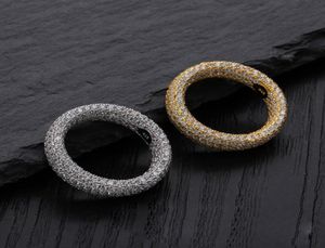 Les nouveaux hommes anneaux Bijoux haut de gamme de luxe 925 Silver Mosaic Big White Zircon Iced Out Rings Gold Marid Wedding Ring Bijoux1525934