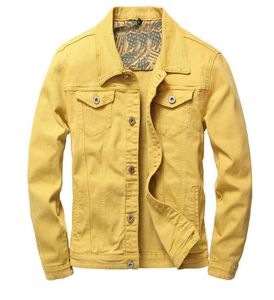 Nouvelle veste en jean solide pour hommes L lettre cloutée Pablo Design veste de printemps manteaux en Jean taille simple boutonnage S-xxxl Txdd