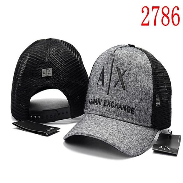 Nouveaux hommes femmes Ea casquette de baseball hache coton sport décontracté chapeau de soleil en plein air mode lettre casquette de balle été maille cool D2 g casquettes 2016869