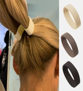 El más nuevo soporte de cola de caballo para mujer múltiple, lazo para el cabello, gomas para el cabello plegables, banda elástica para el cabello estacionaria de silicona, accesorios simples HA5598475
