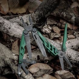 Nextool Flagship Pro Multitool Pliers 16 in 1 Edc Multi-Sool Saw Cise des ciseaux en plein air Red / Green