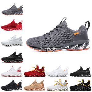 Los más nuevos hombres sin marca, mujeres, zapatos para correr Blade Slip en negro blanco rojo gris naranja oro Terracotta Warriors zapatillas deportivas al aire libre EUR 39-46