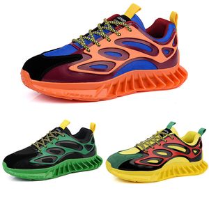 Los más nuevos zapatos para correr al aire libre Hombres Mujeres Verde Azul Naranja Amarillo Moda # 11 Entrenadores para hombre Zapatillas deportivas para mujer Zapatillas deportivas para caminar Zapato