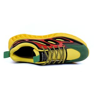 Chaussures de course en plein air hommes femmes vert bleu orange jaune mode # 21 hommes formateurs femmes baskets de sport marche coureur chaussure