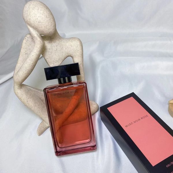El más nuevo Perfumes Noir rose for her 100ml Perfume mujer hombre Incienso EDP Fragancia de larga duración Spray para el cuerpo Fragancias florales amaderadas Parfum de calidad superior Fast Ship