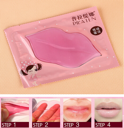La más nueva máscara de labios de colágeno de cristal PILATEN 13g mujeres reposición película de labios color de labios anti grietas JJD1513