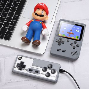 Les plus récents joueurs de jeux vidéo portables Macaron portables peuvent stocker 800 types de jeux Console de jeu rétro Écran LCD coloré de 3,0 pouces avec logo