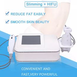 Le plus récent corps portable de perte de graisse par ultrasons amincissant l'équipement HIFU Lipo raffermissant la peau Régénération du collagène Lifting du visage 2 en 1 Salon de beauté
