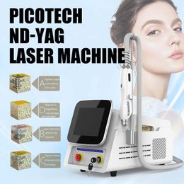 Le plus récent puissant Pico Laser Q Switch ND YAG LASER Système de détatouage Ligne des lèvres Sourcils Enlèvement des callosités Salon de beauté Spa Machine
