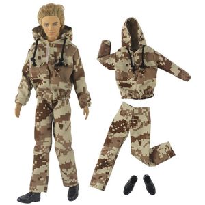 NOUVEAU PRINCE KEN'S CAMOUFLAGE TIFAGE KAWAII POUTIRES DOUPLES CAMOUFLAGE Vêtements Tops Pantalons Dolls Kids Toys ACCESSOIRES POUR DOULLS Vêtements Diy Enfants présents