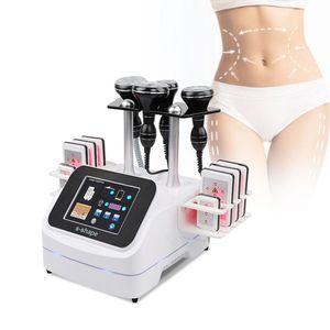 Nieuwste product lipo laser afslankmachine verlies gewicht RF 6 in 1 vacuüm cavitatie ultrasoon apparaat