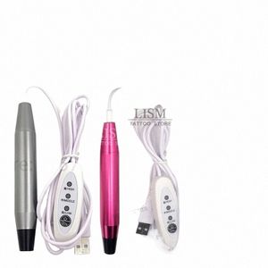 Le plus récent stylo de tatouage professionnel Dermographe Ctour Machine de tatouage de beauté pour les lèvres permanentes des sourcils PMU avec aiguilles à cartouche Q3Zx #