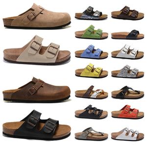 sandales de créateurs hommes femmes diapositives curseurs plate-forme pantoufles sandales Boston mules souples sabots chaussures extérieur intérieur pantoufle flip flop chaussures causales