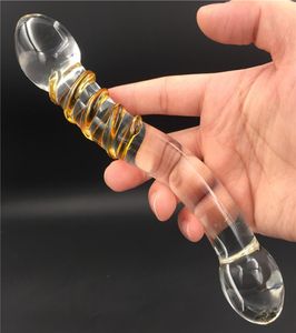 Le plus récent gode en verre Pyrex faux pénis cristal perles anales plug anal masseur de prostate gspot masturbation féminine jouets sexuels pour femmes m7278051