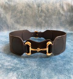 La más nueva calidad 3 colores cuero genuino con hebilla dorada cinturón de mujer con caja cinturones de diseñadores para hombres cinturones para hombres cinturones de diseñador 0342797103