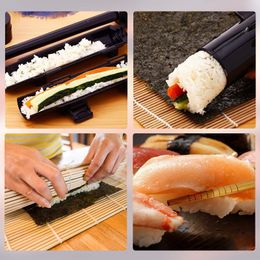 Nieuwste snelle snelle doe -het -zelf sushi maker set machine rijstvorm bazooka roller kit groente vlees rollend gereedschap diy keukengereedschap