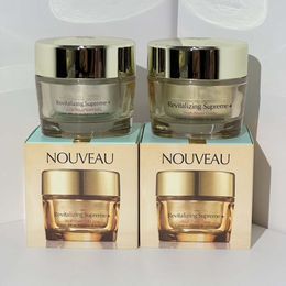 NOUVEAUX REVITALISING POWER POWER CREME ET SOFF CREME 2 TYPES CRAME FACE 75 ML CARRETS FACIAL VERIFICATION BOUTEURS VERRE