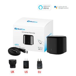 RM4C mini Universele 4G Wifi IR Afstandsbediening Compatibel Alexa Google Assistent Voor AC Airconditioning Voorwaardelijke Voice Controller TV