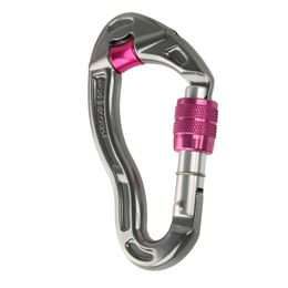 Nieuwste Schroefvergrendeling Bergbeklimmen Klimmen Aluminium Carabiner 25kN Camping Accessoire voor Buiten Rescue Engineering Protector