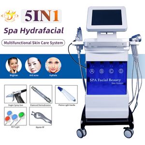 8 In 1 diamant microdermabrasie schoonheidsmachine zuurstofspray blackhead verwijdering water dermabrasie aqua peeling spa -apparatuur