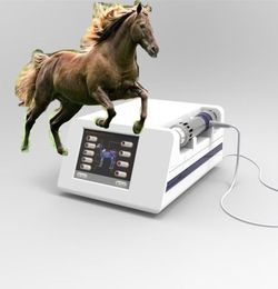 Dispositif de thérapie des vagues de choc Ostéoporose Myopathie Myopathie Traitement Arthrose Ongail Electromagnétique pour les chevaux avec
