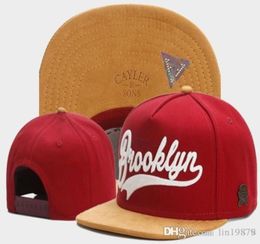 Nouveaux fils Brooklyn casquettes de Baseball haute qualité hip hop sport chapeu de hommes femmes réglable Snapback Hats2219146