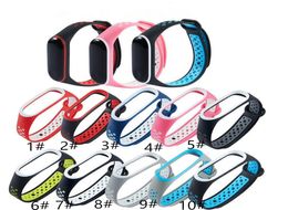 Bracelet de Sport le plus récent pour Xiaomi Mi Band 3, Bracelet coloré, accessoires de remplacement pour MiBand 34290163