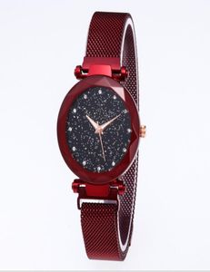 Nieuwste stijl diamanten horloge sterrenhemelige wijzerplaat mooie kwarts dames kijken ladies kijken naar fahsion vrouw casual polshorloges5930616