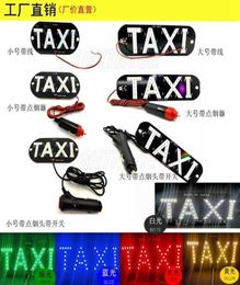 Nieuwste Taxi Led Auto Voorruit Cab Indicator Lamp Teken Blauwe Led Voorruit Taxi Licht Lamp 12V HP8137728