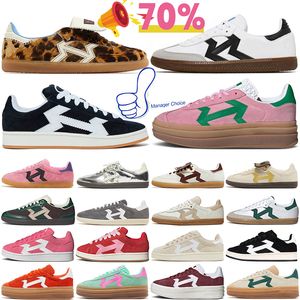 Designer schoenen voor mannen dames buiten schoenplatform Casual schoenen Leopard Vegan wit zwart roze glow gum groen geel blauw gai spotrs sneakers trainers