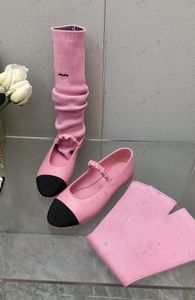 Nieuwste topkwaliteit elegante retro balletsokken schoenen lente snoepkleuren Mary Jane schoenen dames klassieke gemengde kleuren pumps ronde neus platte schoenen echt leer