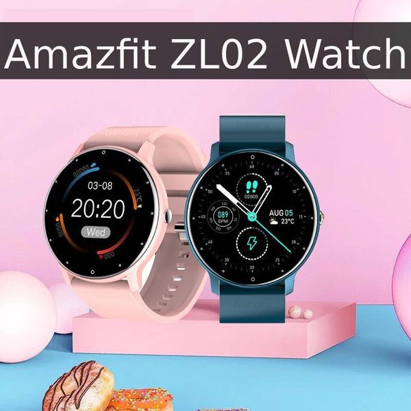 Más nuevo Top Calidad ZL02 Smart Watch Hombres Mujeres Impermeable Tasa del corazón Fitness Tracker Sportswatch para APLE Android Xiaomi Huawei Teléfono