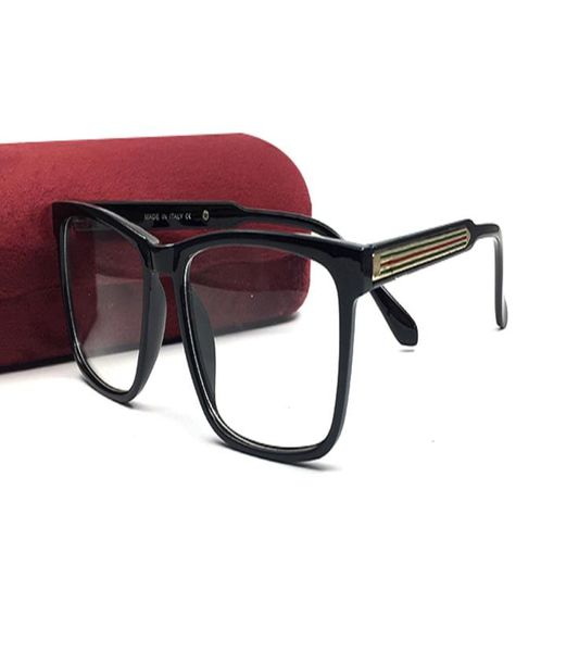 Marcos cuadrados transparentes más recientes Gafas Clear Fashion Men Eyeglasses Optical Frames Hombre Mujeres Miopía Spectacles Lectura de gafas W4941919