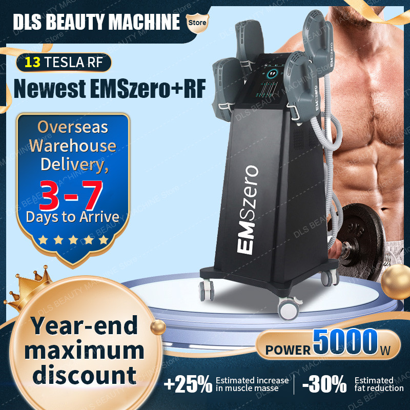 EMSZERO SLIMMING Machine Товары для красоты HIEMT EMS NEO dls-Emsliming RF Body Sculpting Электромагнитный строительный мышечный стимулятор Машина 13 тесла 5000 Вт