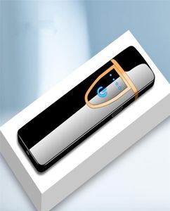Les plus récents lightiers rechargeables USB interrupteur d'écran tactile sans flamme sans flamme sans flamme plus léger 90548284292