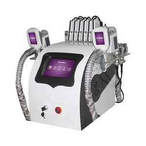 Nieuwste vacuüm Cryolipolysis Fat Freeze Machine 5 in 1 Dubbele Handgrepen Lipofreeze Multifunctionele Afslanken 40K Body Cavitation Lipo Laser