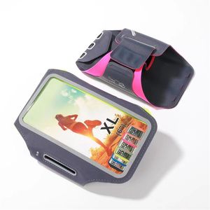 Nieuwste Waterdichte Gym Sports Running Armband voor iPhone X XS XR 6 7 8 11 12 13 PRO MAX SAMSUNG TARIEF20 S10 S20 S21 S22 ECT. Smartphones Universele Armband Telefoon Tas Case