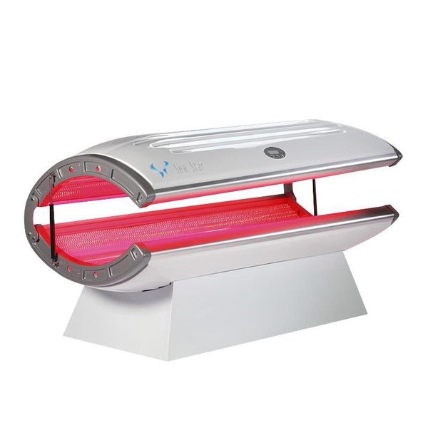 Le plus nouveau lit de bronzage infrarouge de thérapie de lumière rouge de LED de corps entier pour la thérapie de rajeunissement de peau raffermissant la peau de corps blanchissant la capsule de sauna de repousse de collagène