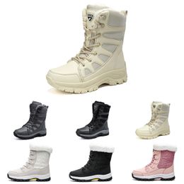 Las más nuevas botas de invierno para hombre, zapatos para mujer, botas de felpa cálidas para nieve al aire libre, zapatillas de deporte transpirables para hombre y mujer, zapatillas de deporte 36-46