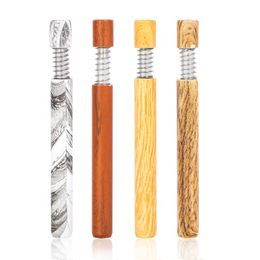 NOUVEAU GRAIN GRAIN PORTABLE PORTABLE ONE HITTER BAT PIPE DE PROPRIÈRE 78 mm Aluminium Snorf Snorbe Tard Herbe Cigarette Pirou