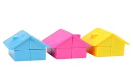 Nieuwste YJ YongJun Huis 2x2 Kubus Magische Puzzel Intelligentie Interessante Kubus Leren Educatief Cubo magico Speelgoed als een geschenk L022621414808
