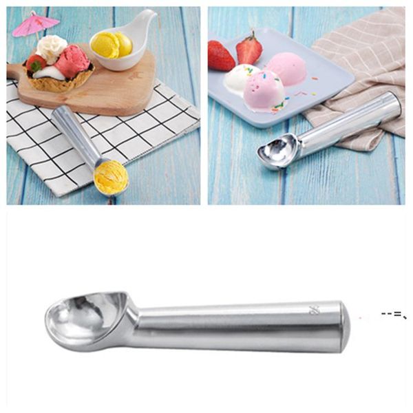 Newfashion Metal Crème glacée Scoop Crème glacée auto-fondante Scoops Ball Scoop Cake Shop Bar Kichen Ice Cream Outils LLE9296